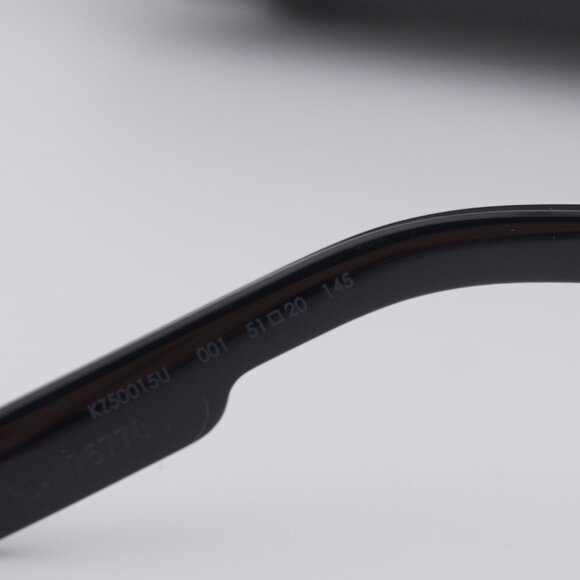 Kenzo KZ50015U 001 Round Eyeglasses 51mm - Shiny Black - Picture 8 of 11